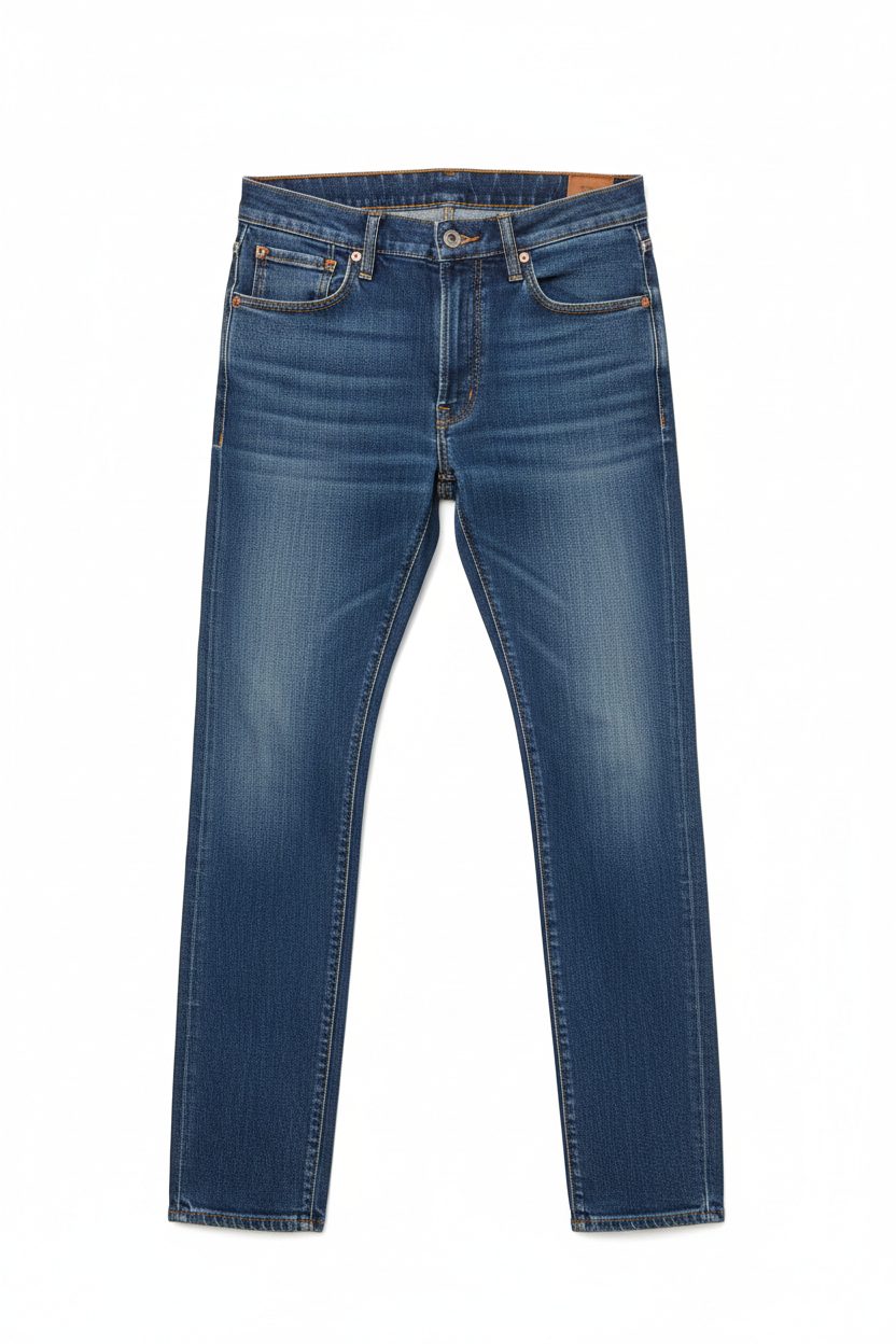 Classic blue denim jean trouser